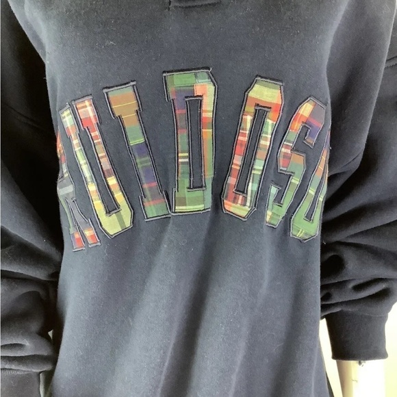 Vintage Durango Threadworks Womens Sz XL Big Letter Spell Out Sweatshirt Blue - Picture 3 of 8